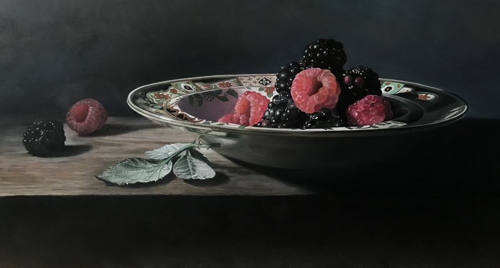 Autumn Bliss 2, 2020 – Still life oil painting on panel, 32 x 25 cm – Ginny Page